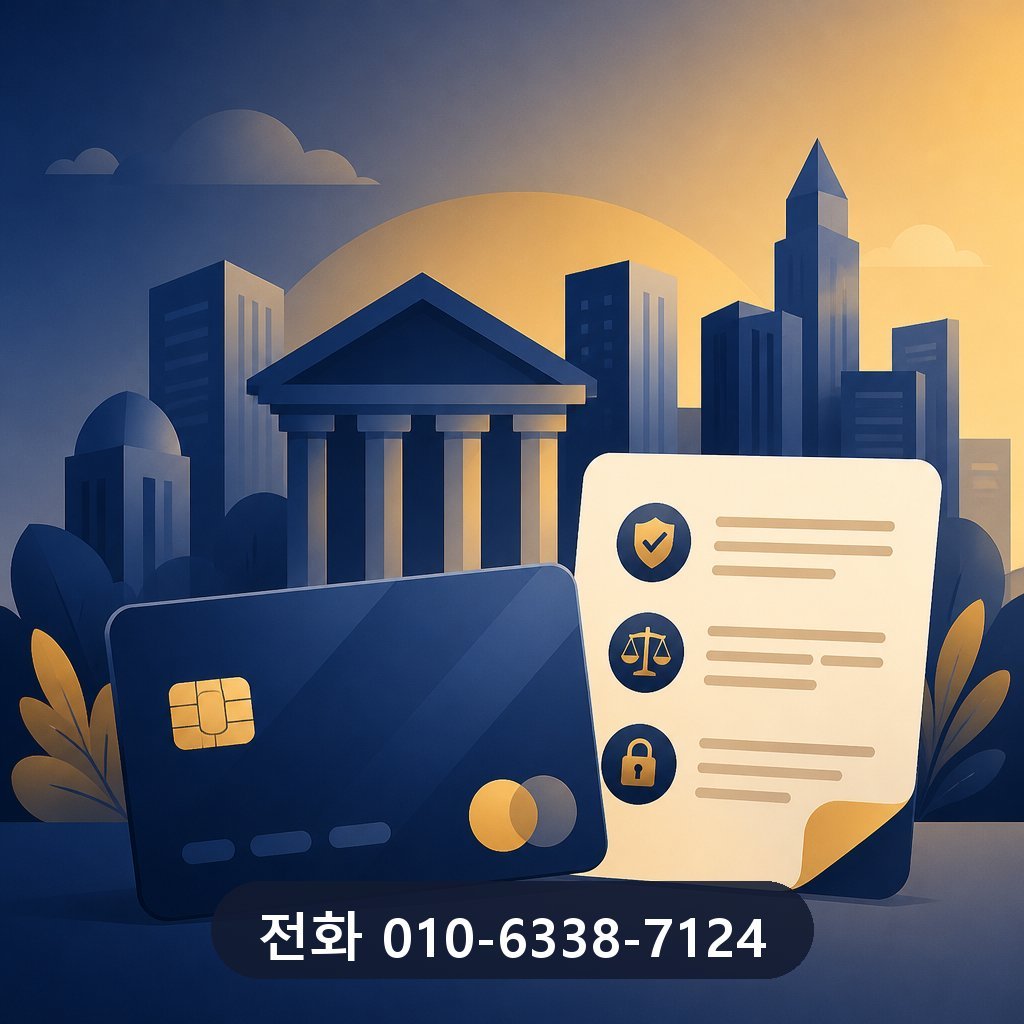 삼성카드 카드깡 카드사 약관 확인 이미지 · 문의 010-6338-7124